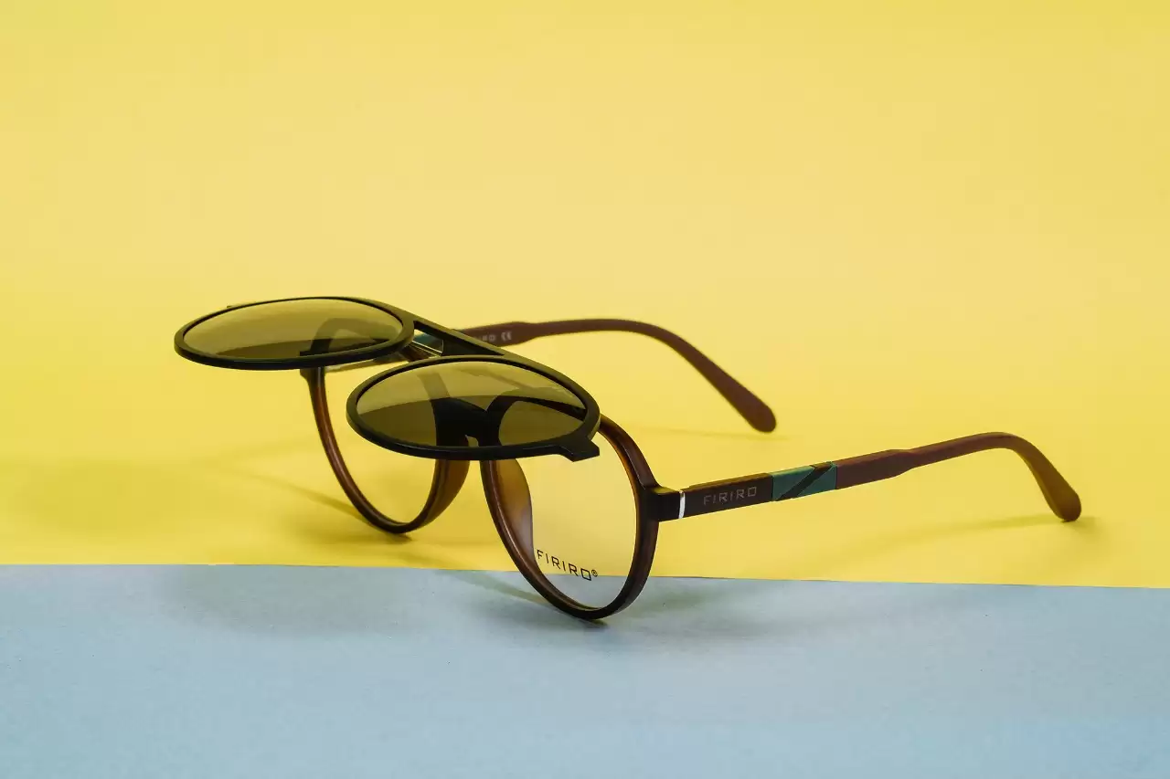 FIRIRO BC 5018 frame with polarized clip sunglass