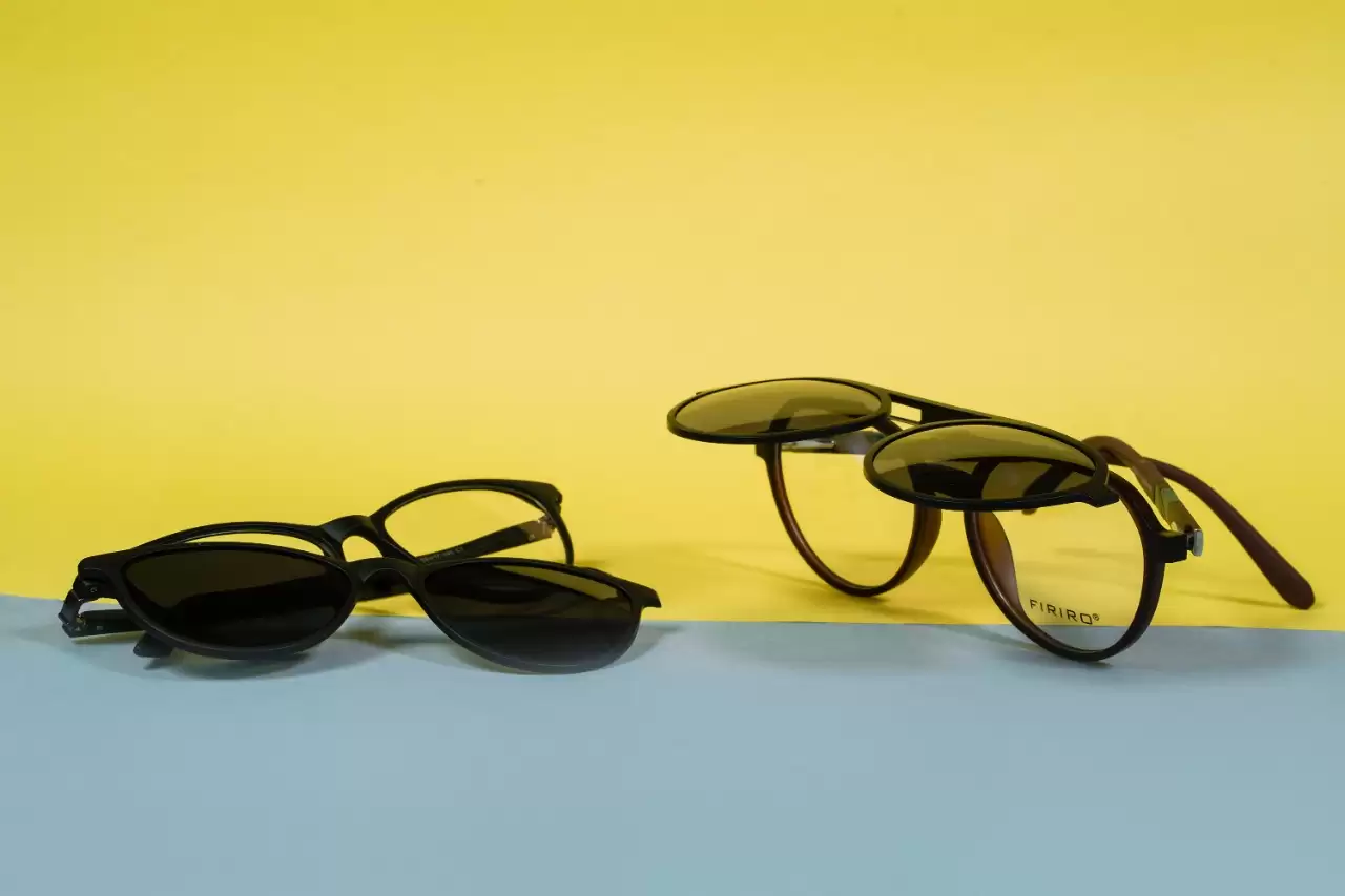 FIRIRO BC 5018 frame with polarized clip sunglass