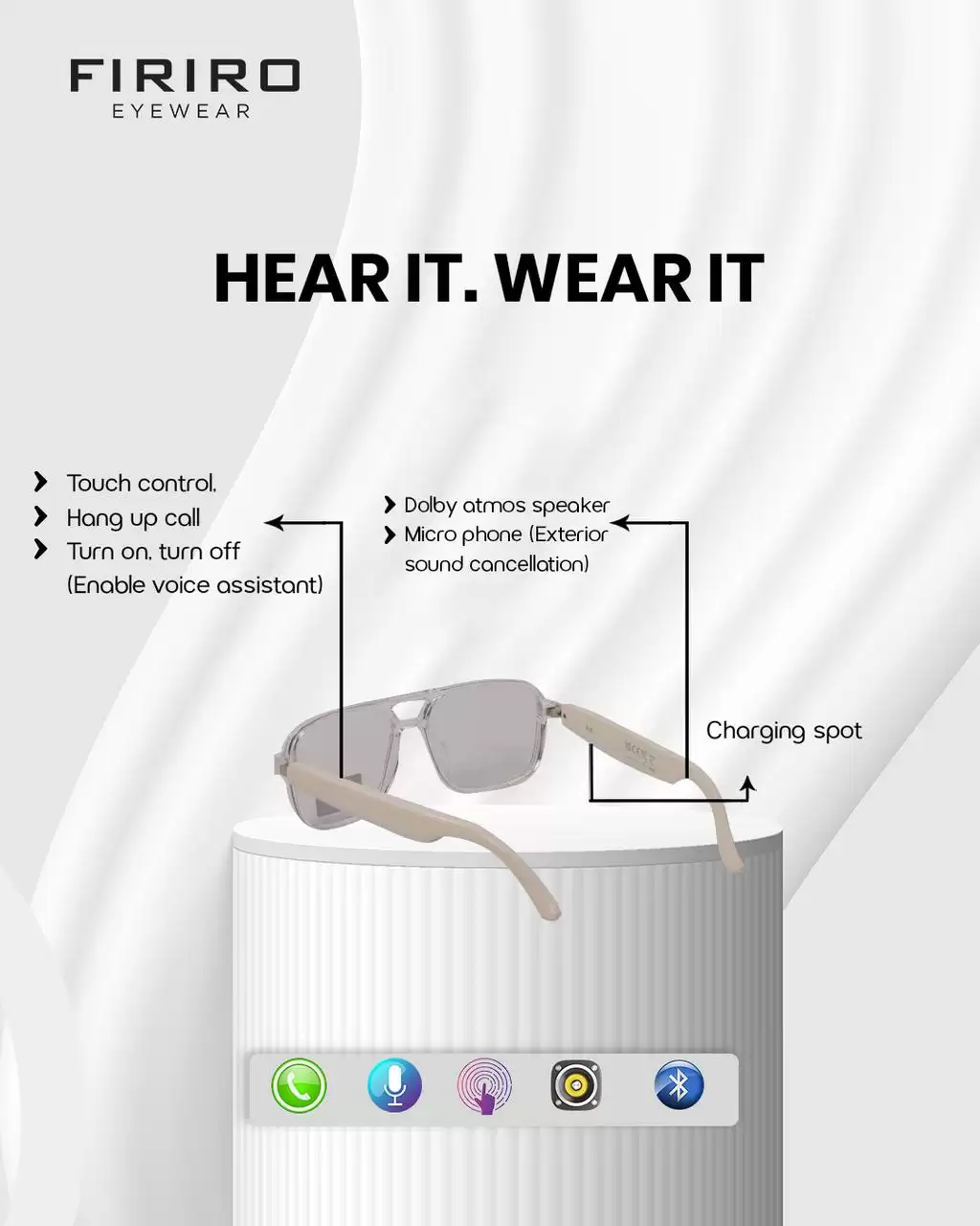 FIRIRO CHROMOPULSE SMARTGLASS WITH PHOTOCHROMATIC LENS