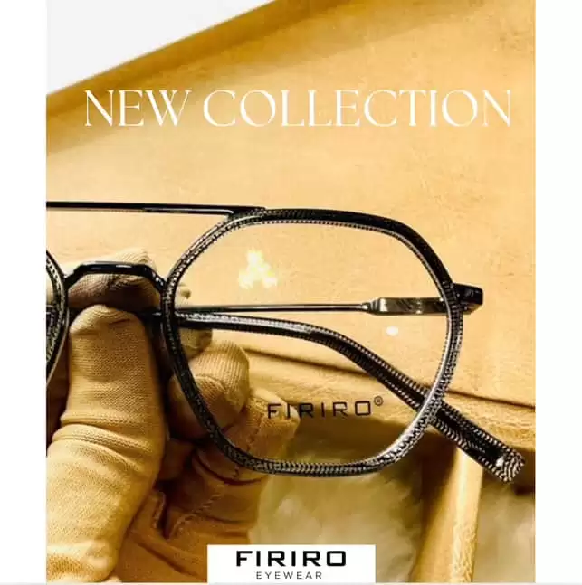 FIRIRO PLATINUM YL 2068 Double Bar Dot Design Frame