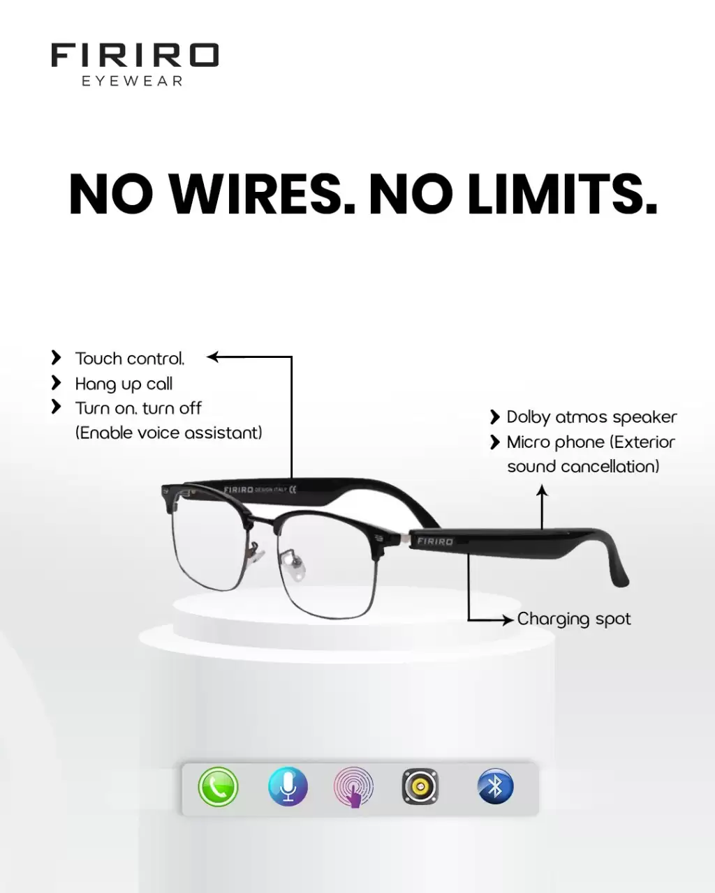 FIRIRO CLUBMAN CLASSICLINE SMARTGLASS 