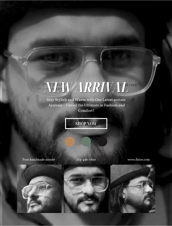 FIRIRO 7898 Handmade Acetate Frame