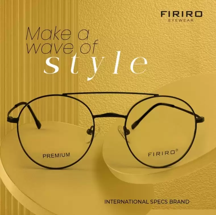 FIRIRO IP592 Thin Round Metal Frame