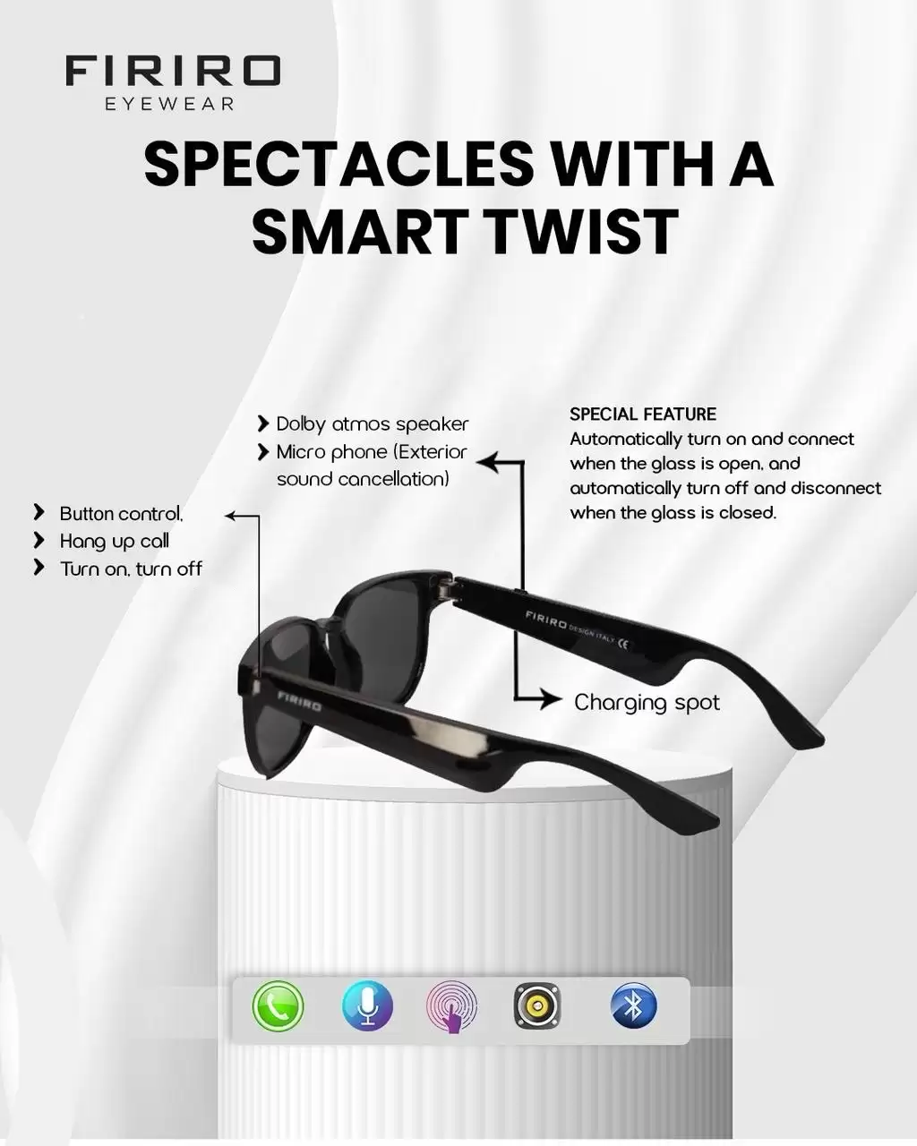 FIRIRO WAYTECH SMART SUNGLASS